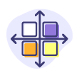 a matrix showing how the learning objectives